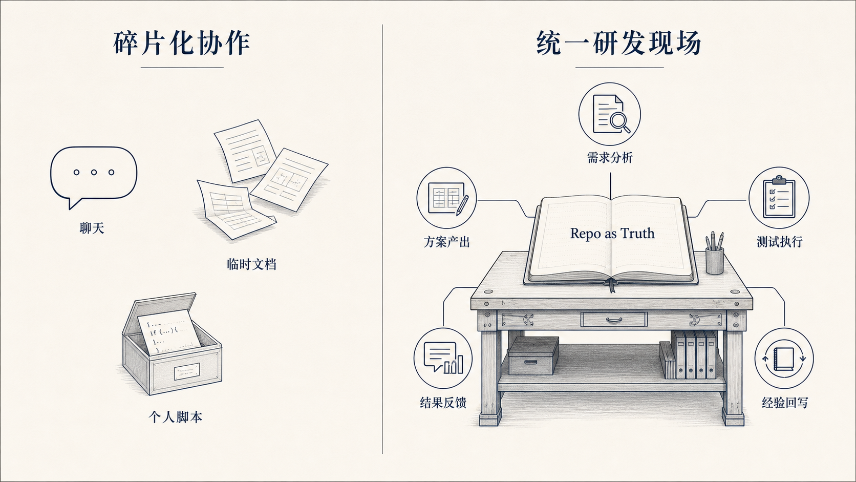 碎片化协作与统一研发现场